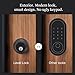 Level Lock (Matter) Smart Lock - World's Smallest, Most Beautifully Designed Matter-Over-Thread Deadbolt - Level App for iOS & Android | Works with Apple Home (Matte Black)