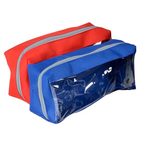 GIMA - CUBO Notfalltasche, für Retter, leer, in Polyester PVC beschichtet, Farbe Rot, Maße 28x34x13 cm, mit Schultergurt, Innen- und Außentasche mit Reißverschluss und 2 abnehmbaren Taschen