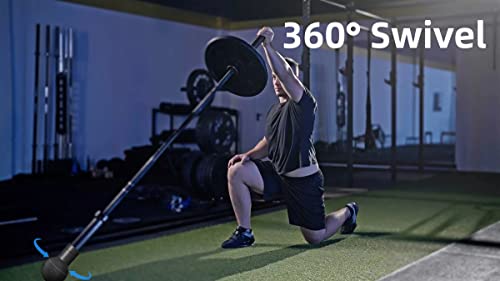 WINBOX Exercise Machine Attachments for Barbell Landmine exercise - Fit 2” Olympic Bars - 360° Swivel Easy for Deadlifts, Squats and Arm Rows/Presses and More