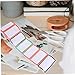 HAPINARY Writable Name Tag Stickers 2 Rolls Adhesive Labels Dry Erase Classroom Office Name Tag Labels