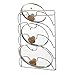 Price comparison product image iDesign Classico Kitchen Cabinet Storage Rack For Pot, Pan Lids, Chrome, 27.4 x 9.7 x 42.5 cm
