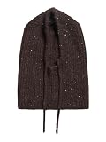 Vila Female Schlupfmütze VIKENZIA Gestrickte Pailletten