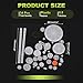 MECCANIXITY Plastic Gear Set Small Motor Gears Module 0.5 for DC Motor DIY Accessories Model Toys RC Car Robot with Belts Pack of 34