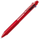 Pentel Ballpoint Pen Vicuna, Extra Fine, Black, Red, Blue, Green, Red (BXC45B)