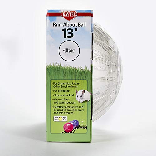 Kaytee 13" Clear Run-About Exercise Ball For Pet Rats & Chinchillas - image 8