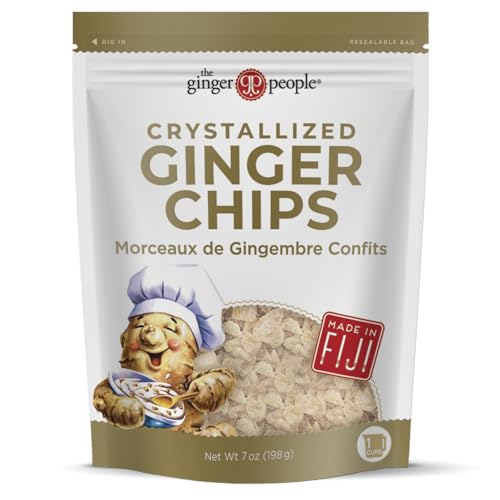 The Ginger People Crystallized Ginger Chips 7oz Bag 1Pk - image 1
