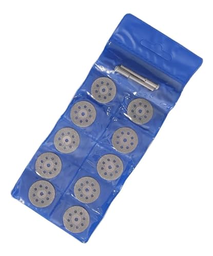 Kit 10 Discos Corte Diamantado 22mm Dremel Micro Retifica