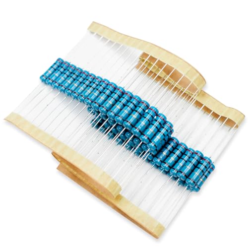 Image of Innfeeltech 50 Pcs 2W 1% Tolerance 20 Ohm Metal Film Resistor Resistance for DIY Project and Experiments