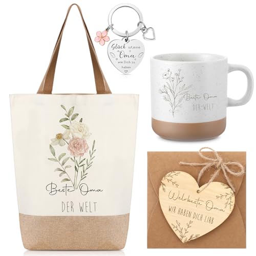 Geiserailie 6-delige cadeauset voor oma