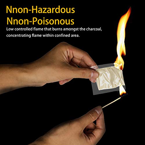 100 Pack Quick Fire Starters，Wax Cups Waterproof, Non Toxic Firelighter Natural Safe Cubes Burns Up To 8 Min At Over 750° - 100%, Perfect For Fat Wood Stove Campfire, Start Charcoal Kit (Style1) #TOP2