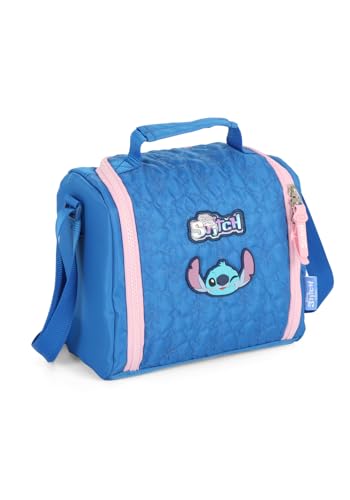 Lancheira Térmica Stitch Azul LA47747SC0200 Luxcel