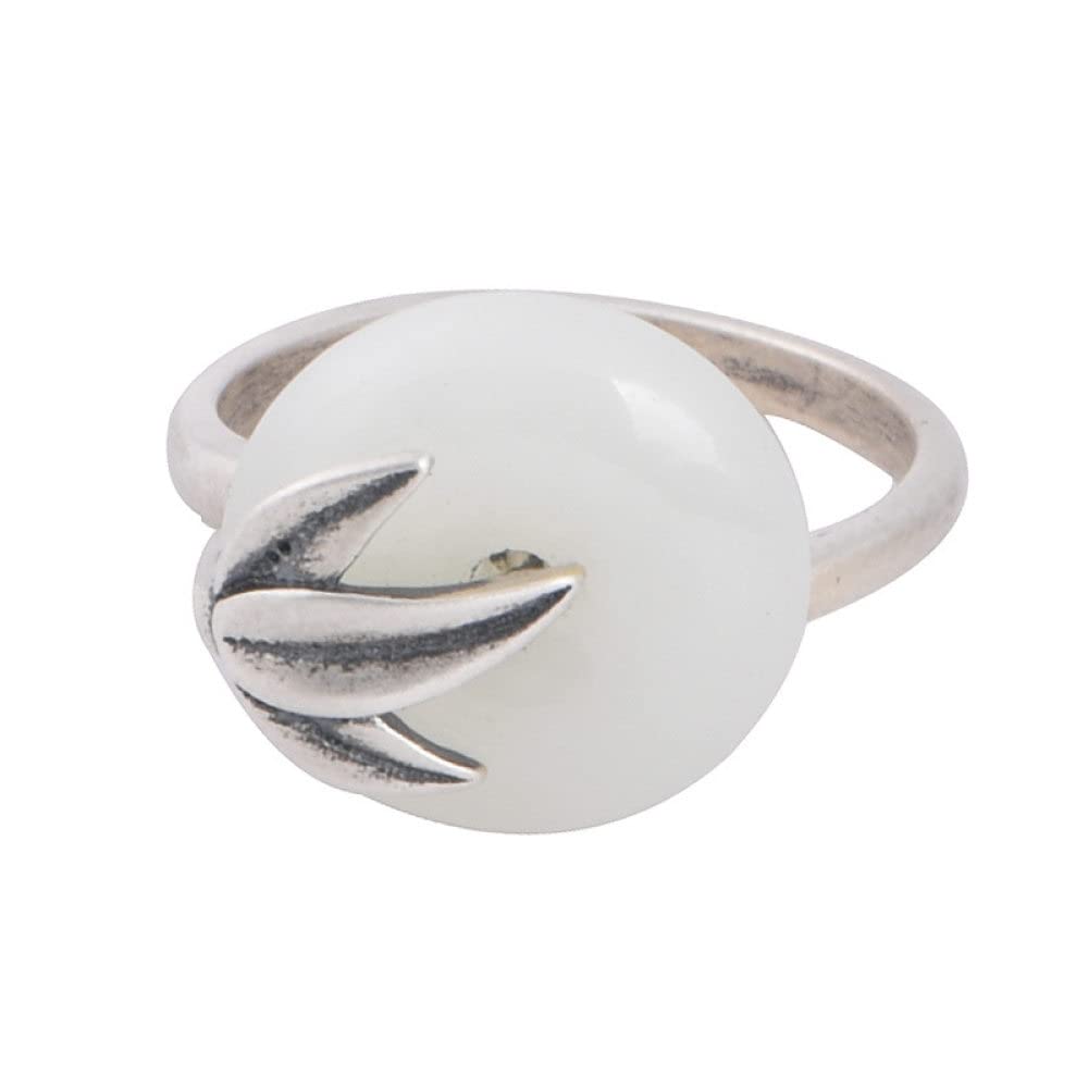 Ring Aus 925Er Sterlingsilber, 925 Sterling Silber Frauen Hetian Jade Amulett Verstellbare Ringe Bambusblatt Retro Ethnische Verstellbare Ringe Energie Charme Hochzeit Schmuck Geschenke Für Männer