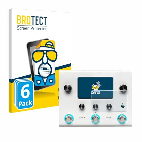 brotect Screen Protector Anti-Glare Compatible with Hotone Ampero II Stomp (6 Pack) Screen Protector Matte, Anti-Fingerprint Protection Film