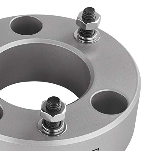 Supreme Suspensions - Front Leveling Kit For 2004-2008 Ford F150 2003-2017 Ford Expedition And 2005-2008 Lincoln Mark Lt 3.5" Front Lift Aircraft Billet Strut Spacers Kit 2Wd 4Wd (Silver) #TOP3