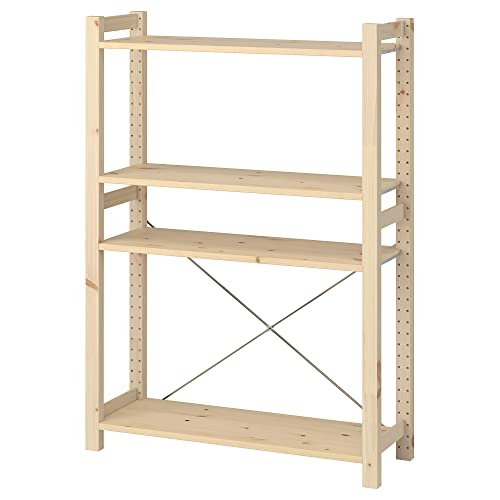 Ikea IVAR - Estantería (89 x 30 x 124 cm), color pino