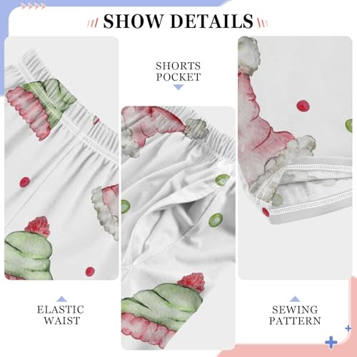 Boys' Pants Christmas Hats Dots Funny Long Bottoms Jogger Pants Elastic Waist Trousers with Pockets S-XL4