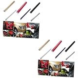 Supvox 2 Stück Autoaufkleber 3d Carbon Zum Sauberen Schneiden Silber 30x127cm