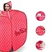 Magik Fashion One Person Full Body Spa Weight Loss Detox Therapy Sauna Steamer Pot (Hot Pink)