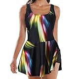 [Caqnni] レディース ラッシュガード 5点セット フィットネス 水着 タンキニ レギンス 体型カバー 長袖 前開き パンツ スポーツブラ ビキニ 水着 レディース 体型カバー タンキニ ショートパンツ タンクトップ 花柄 大きいサイズ ママ水着 2点セット おしゃれ セクシー 海水浴 フィットネス 着痩せ 大人 女性用 上下セット かわいい カップル カバーアップ ビーチ（3XL/黒）