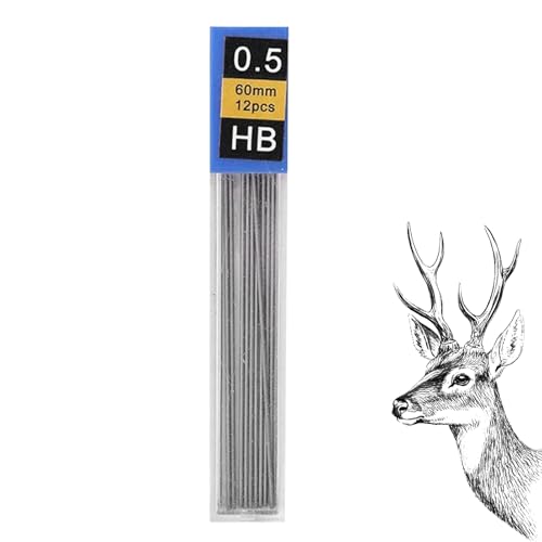 メカニカルペンシル用芯 - 12本入りの鉛筆芯詰め替え,学校 家庭 試験用の書記用品