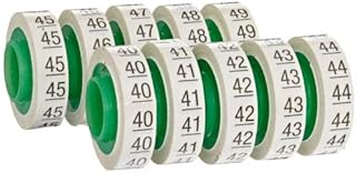 3M Electrical Markets Division ScotchCode Wire Marker Tape Refill Roll SDR-40-49, Printed with '40-49' (Pack of 10)
