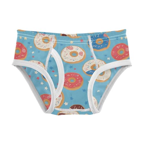 Wusikd Donuts Boys' Underwear Cotton Stars Boys Briefs Soft Toddler Underwear 2T