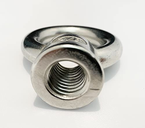 2 Pieces 316 Stainless Steel Lifting Eye Nut 5/8" Unc Marine Grade (5/8" - 2 Pk) #TOP2