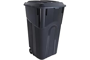 Hyper Tough 32 Gallon Wheeled Trash Can: Lock in Convenience, Keep Mess Out