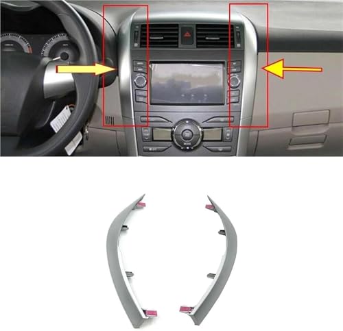 Rénovation habitacle Toyota Corolla Altis 2009 insert console centrale - 4