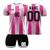 Camiseta de fútbol personalizada Mundial 2026: Crea tu propia camiseta de fútbol personalizada Mundial 2026 con nombre, dorsal y logo. Esta equipación fútbol niño y adulto incluye 1 camiseta y 1 pantalón a juego, ideal como kit de fútbol para niños, niñas, jóvenes, hombres y adultos. Perfecta para entrenamiento, partido, torneo, equipo, colegio, peña, grupo deportivo y aficionados al fútbol.