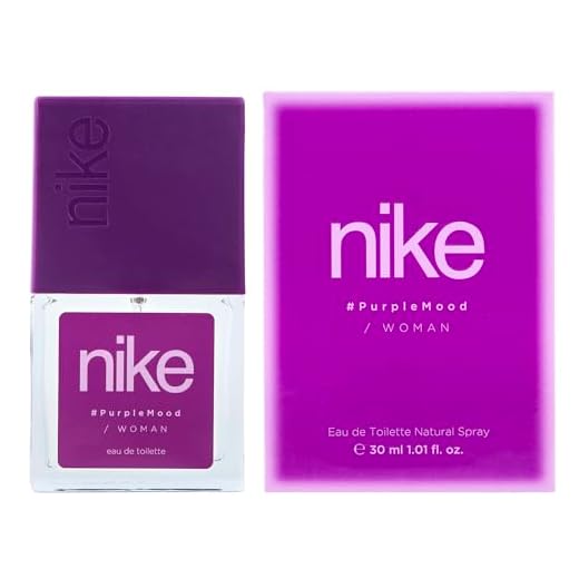NIKE - Purple Mood 30 ml, Perfume Mujer, Colonia Nike, Perfumada y en Formato Spray, Eau de Toilette Femenina, Fresca, Fragancia Gourmand y de Larga Duración
