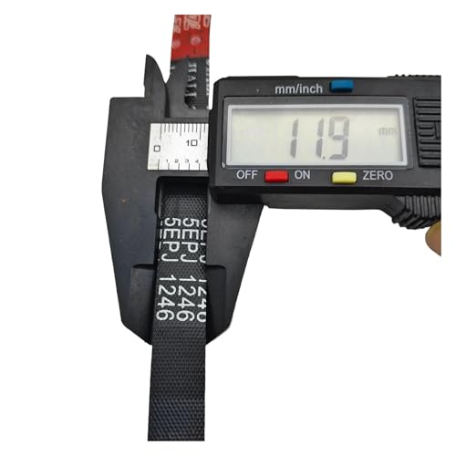 Correa de lavadora 5EPJ1246 para recambio compatible con Bosch y Siemens 7