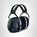 3M PELTOR Ear Muff Hearing Protection, Over the Head Earmuffs, X Series X5A, NRR 31 dB, Pack of 1, Construction, Manufacturing, Automotive, Maintenance, Black