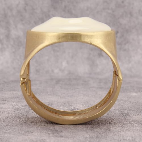Bjesinmo Gold Bangle Bracelet for Women Wide Wristband Bracelet Arm Cuff by Bjesinmo - Used condition - Image 8