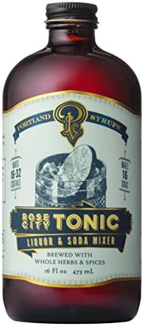 Portland Syrups Rose City Quinine Tonic Concentrate (16 ounces) 1 Pack