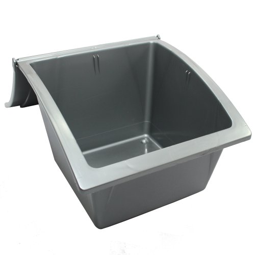 Small Silver Worktop Bin
