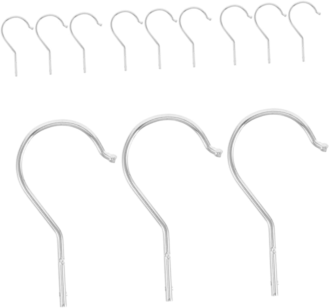 GLEAVI 12pcs Clothes Hanger Hooks: Strong Metal Hooks for Half Body Mannequin - Clothes Hanger for Retail Displays & Wardrobe Organization