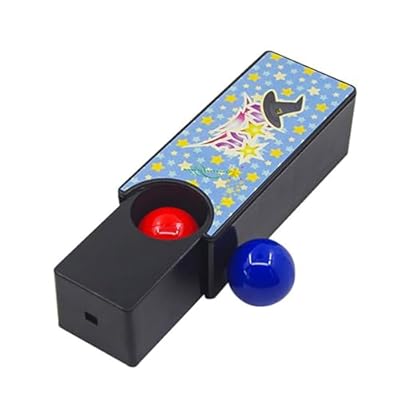 Cajón de trucos de magia, caja de magia para niños, caja de extracción de trucos mágicos que aparece/desaparece, accesorios de mago, caja intercambiable interactiva, gira de rojo a azul, accesorios de | Ya disponible en tu tienda friki favorita! En mundofriki.es!