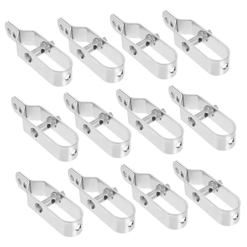 Amosfun 12 Pezzi tendifilo tenditori tenditore per impieghi gravosi chiave pesante inossidabile Tenditore in filo d'acciaio Tenditore di corda tenditore del cavo ferro da stiro Argento