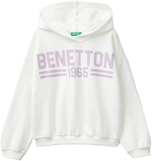 United Colors of Benetton Girls Long Sleeve Hood Sweatshirt 11-13 Years Green