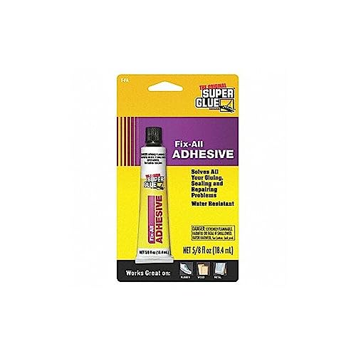 Super Glue Fix All Adhesive, 5/8 fl. Oz. Tube, Clear (T-FA12)