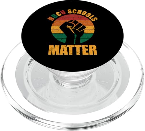 HBCU Matter Historical Black College Afro American Pride PopSockets PopGrip for MagSafe