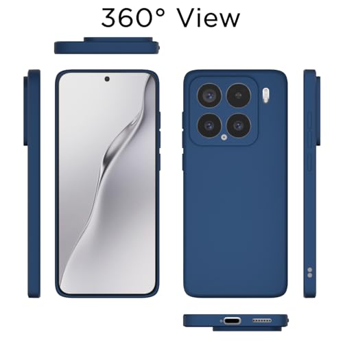 Image of Outlouders Back Cover for Xiaomi 15 | Camera Protection | Durable Soft Matte Silicone Bumper Case (Blue)