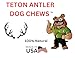 Big Dog Antler Chews - XL Deer Antler Dog Chew - Extra Large, Thick, Jumbo - 6 Inches or Longer - for Large Dogs and Puppies Who are Aggressive Chewers
