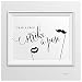 Andaz Press Wedding Party Signs, Formal Black and White, 8.5-inch x 11-inch, Grab a Prop & Strike a Pose Photobooth Sign, 1-Pack