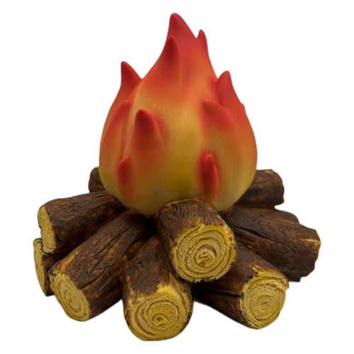 Lámpara LED de llama de carbón que funciona con pilas, luz de leña artificial, decoración estética moderna, brasas parpadeantes realistas, iluminación de acento de mesa para el hogar, pieza de