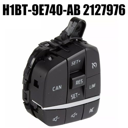 Bouton Commande Volant Ford Focus Fiesta de Qualité Durable | Conception Anti-Déformation Gauche