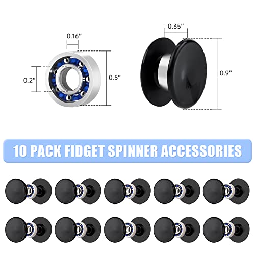 Image of NiArt Fidget Spinner Silicone Resin Mold Kit, 9 Molds, 10 Bearings Set | 9 Unique Designs For Epoxy UV Resin Casting, DIY Stress Relief Toys, Crafts & Gifts For Kids And Adults, Make 10 Spinners