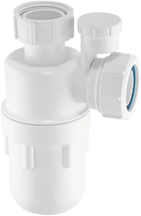 McAlpine A10V Anti-Syphon Bottle Trap-1.25 inch, White