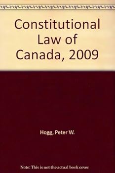 Paperback Constitutional Law of Canada, 2009 Book
